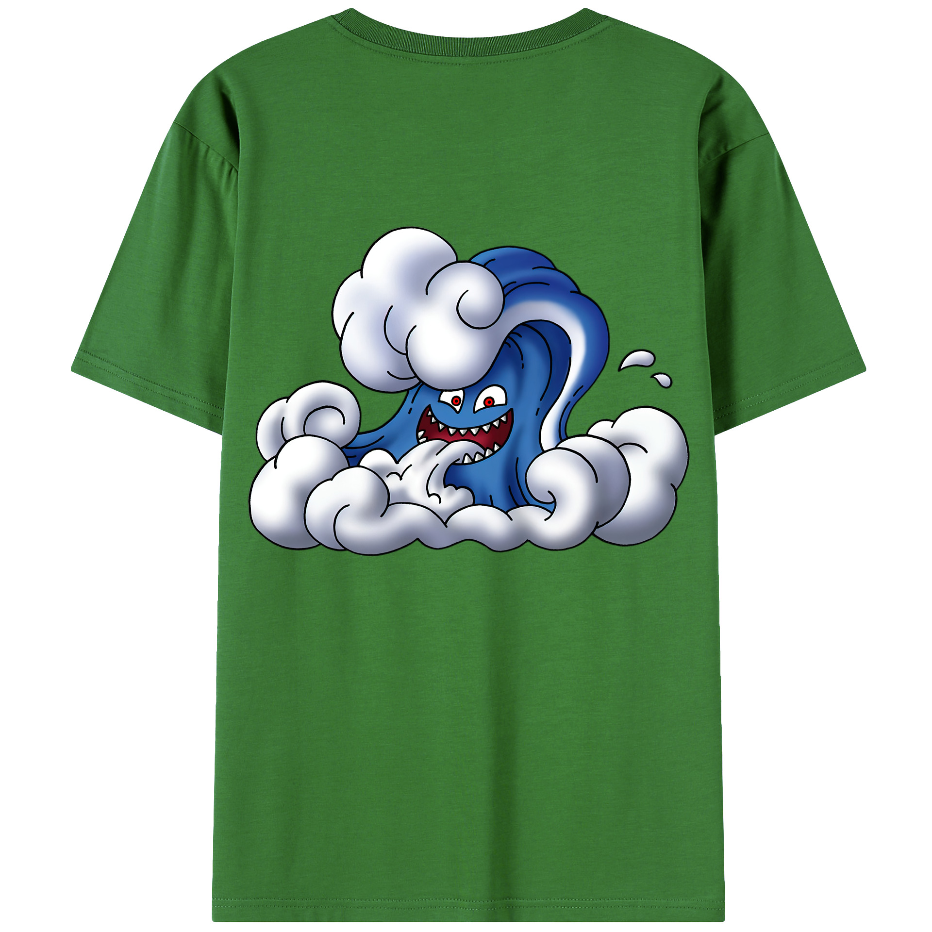 （画像用） ドラゴンクエスト Doragon Kuesuto Dragon Quest レディース半袖Tシャツ(バックプリント)
